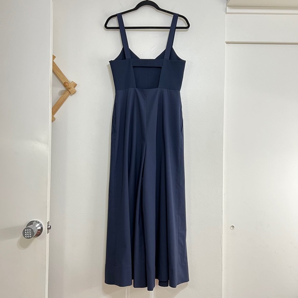 La Ligne Zelda Stretch Jersey Cropped Pant Jumpsuit - Picture 8 of 11